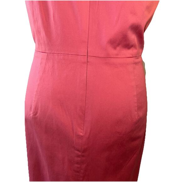 Brooks Brothers 346 Pink Sleeveless Sheath Dress Size 12 - Picture 7 of 9